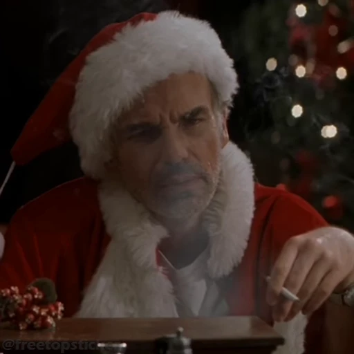 🚬 Стикер «Плохой Санта Bad Santa» для Telegram