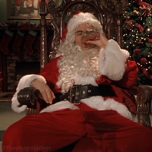 🥃 Стикер «Плохой Санта Bad Santa» для Telegram