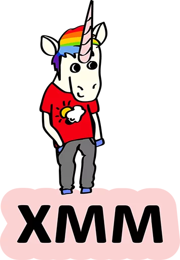 Стикер 27 BadUnicorn