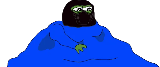 👳‍♂️ Стикер «bagsy-pepes» для Telegram