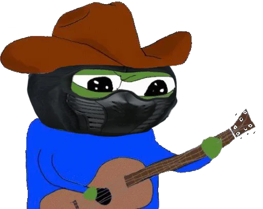 🎸 Стикер «bagsy-pepes» для Telegram