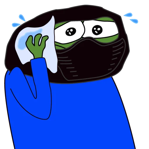😰 Стикер «bagsy-pepes» для Telegram