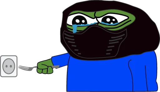 👿 Стикер «bagsy-pepes» для Telegram