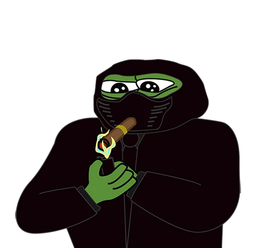 🚬 Стикер «bagsy-pepes» для Telegram
