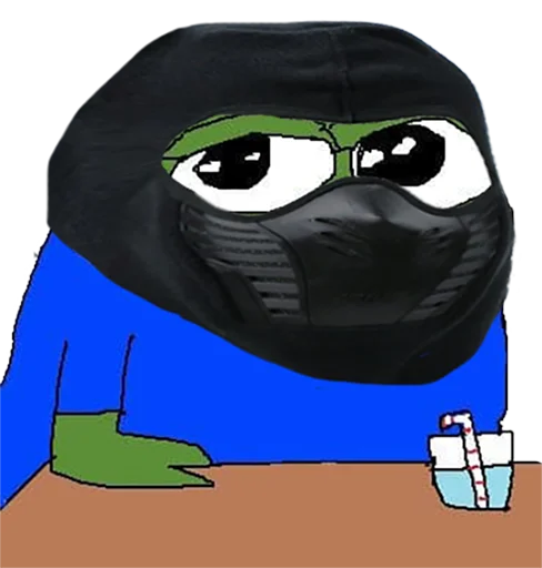 🥤 Стикер «bagsy-pepes» для Telegram