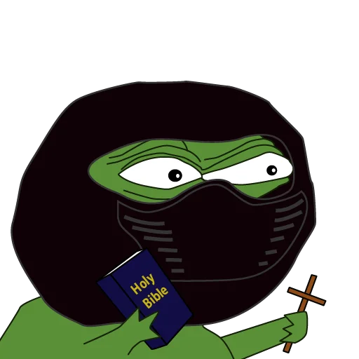 ✝️ Стикер «bagsy-pepes» для Telegram