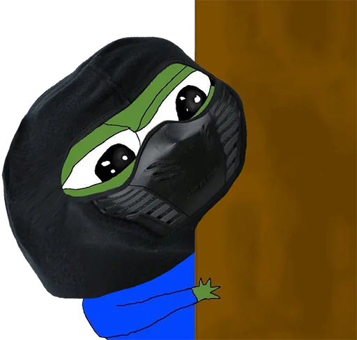 🚪 Стикер «bagsy-pepes» для Telegram