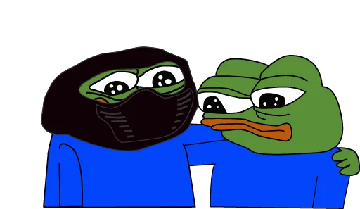 🤝 Стикер «bagsy-pepes» для Telegram