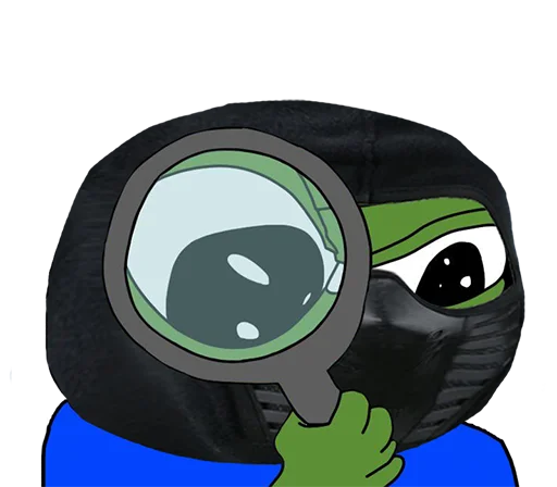 ⏳ Стикер «bagsy-pepes» для Telegram