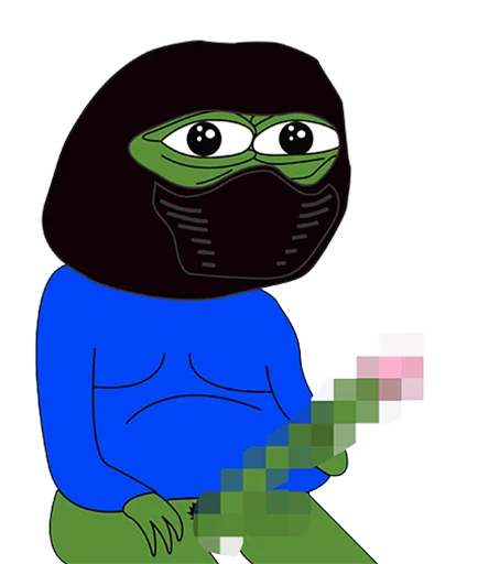 🍆 Стикер «bagsy-pepes» для Telegram