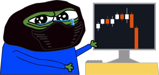 😢 Стикер «bagsy-pepes» для Telegram