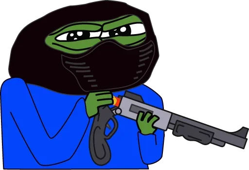 🤨 Стикер «bagsy-pepes» для Telegram