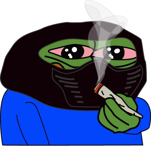 🧏 Стикер «bagsy-pepes» для Telegram