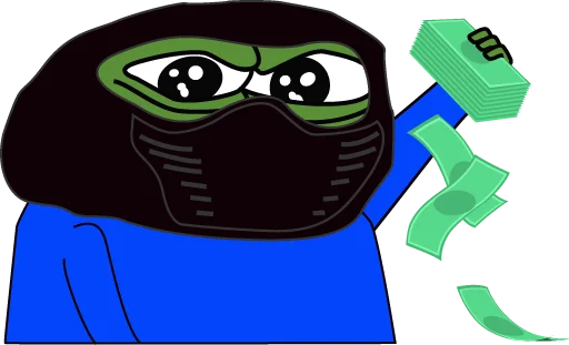 🧑‍🦱 Стикер «bagsy-pepes» для Telegram
