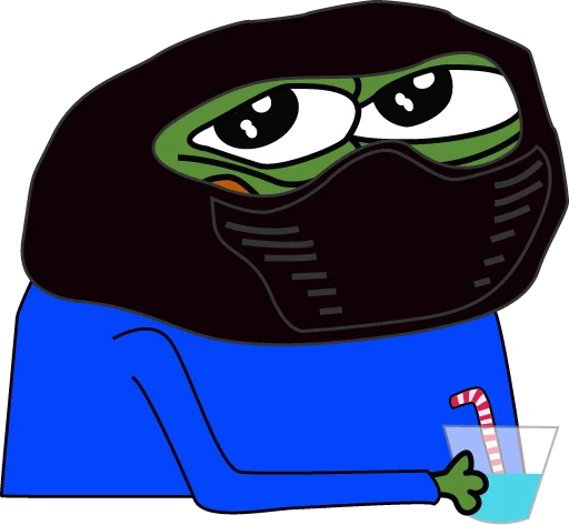 🧕 Стикер «bagsy-pepes» для Telegram