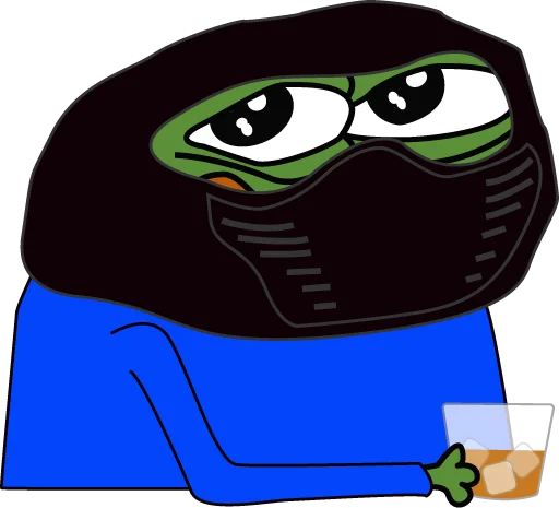 🥃 Стикер «bagsy-pepes» для Telegram