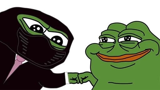 👊 Стикер «bagsy-pepes» для Telegram