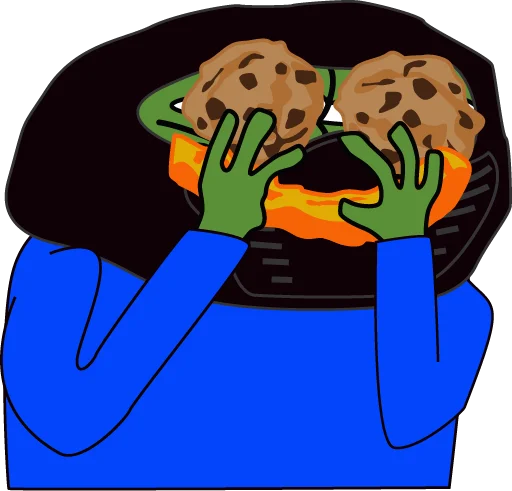 🍪 Стикер «bagsy-pepes» для Telegram