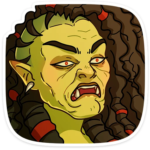 👹 Стикер «Байда» для Telegram