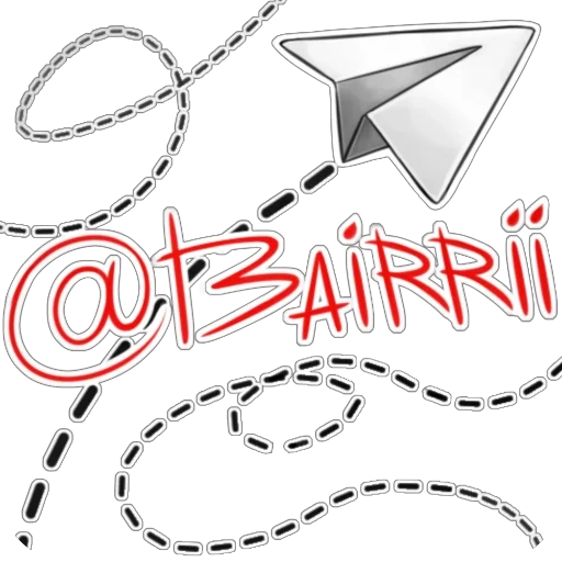 ✈️ Стикер «bairri» для Telegram