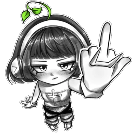 🖕 Стикер «bairri» для Telegram