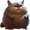 🥺 Эмодзи «толстый кот» для Telegram