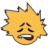 Стикер 38 😒 BakuDeku cursed