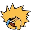 Стикер 30 😒 BakuDeku cursed