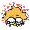 Стикер 21 😒 BakuDeku cursed