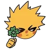 Стикер 6 😒 BakuDeku cursed