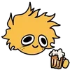 Стикер 54 😒 BakuDeku cursed