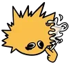Стикер 23 😒 BakuDeku cursed