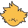 Стикер 42 😒 BakuDeku cursed
