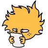 Стикер 24 😒 BakuDeku cursed