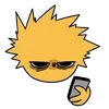 Стикер 2 😒 BakuDeku cursed