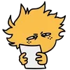 Стикер 25 😒 BakuDeku cursed