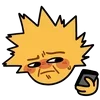 Стикер 40 😒 BakuDeku cursed