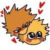 Стикер 51 😒 BakuDeku cursed