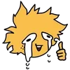 Стикер 49 😒 BakuDeku cursed