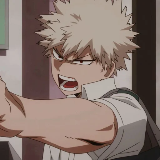 🥯 Стикер «Bakugo Katsuki» для Telegram