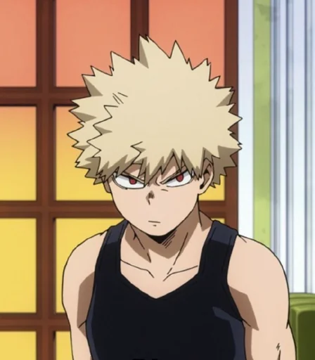 🥯 Стикер «Bakugo Katsuki» для Telegram