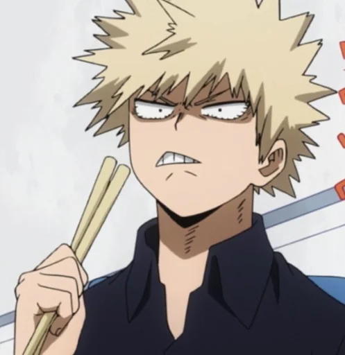 🥯 Стикер «Bakugo Katsuki» для Telegram