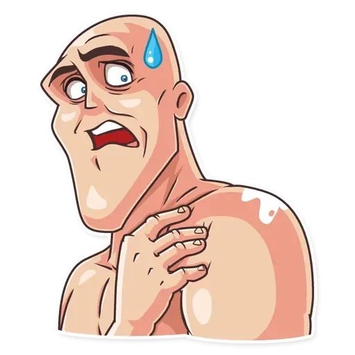 😥 Стикер «Лысый из brazzers» для Telegram