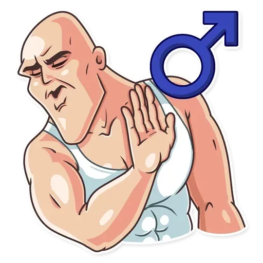 😑 Стикер «Лысый из brazzers» для Telegram