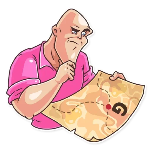 🧐 Стикер «Лысый из brazzers» для Telegram