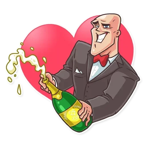 ❤️ Стикер «Лысый из brazzers» для Telegram
