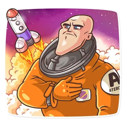 🫡 Стикер «Лысый из brazzers» для Telegram