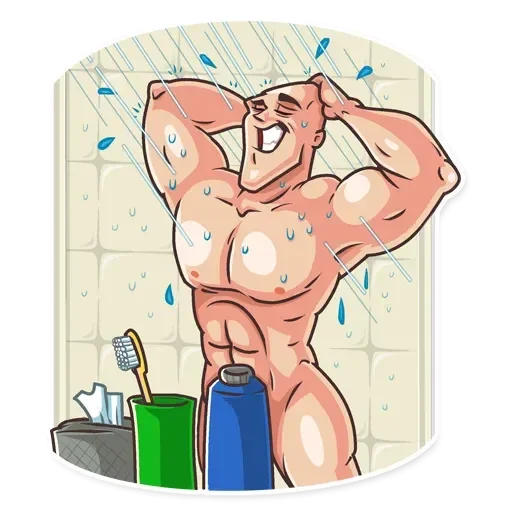 😇 Стикер «Лысый из brazzers» для Telegram