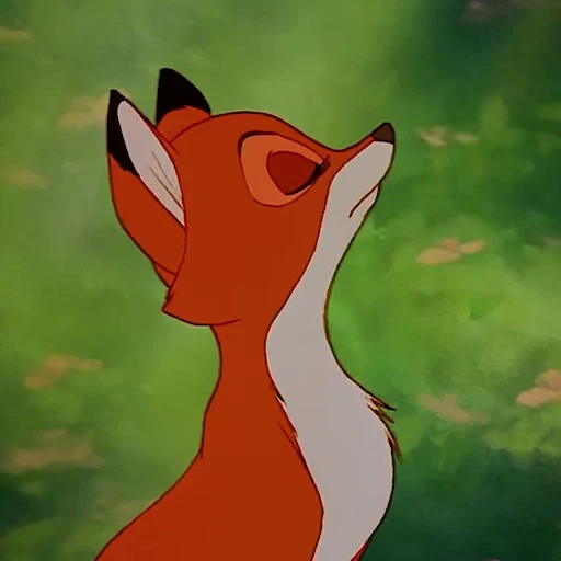 😤 Стикер «tod and vixey» для Telegram