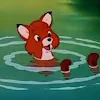 Стикер 27 Lovely Fox Tod